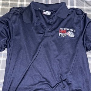 Athletic fit polo with Gonzaga Bulldogs 2017 final 4 appearance
